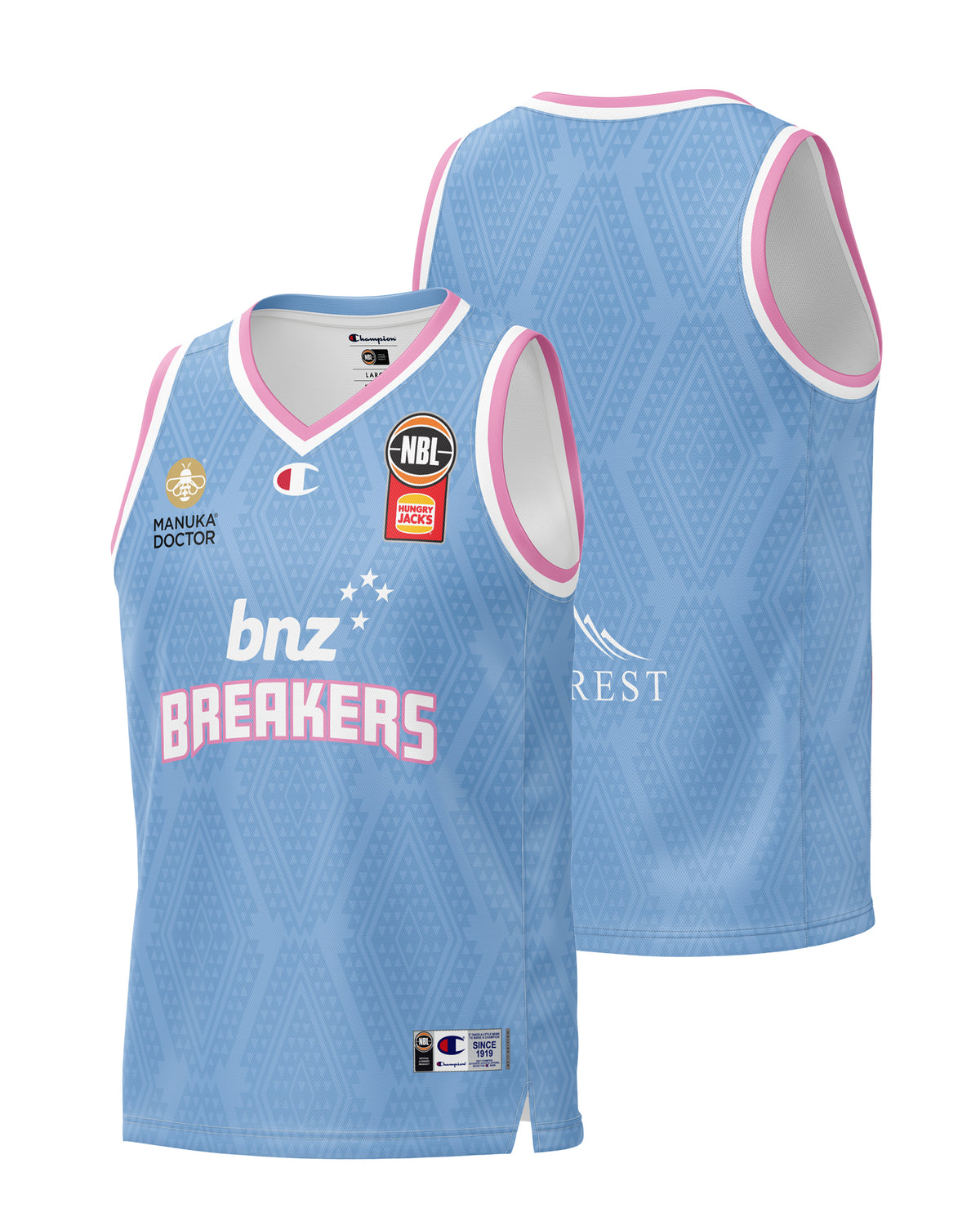 BNZ Breakers NBL25 Away Jersey - Other Players