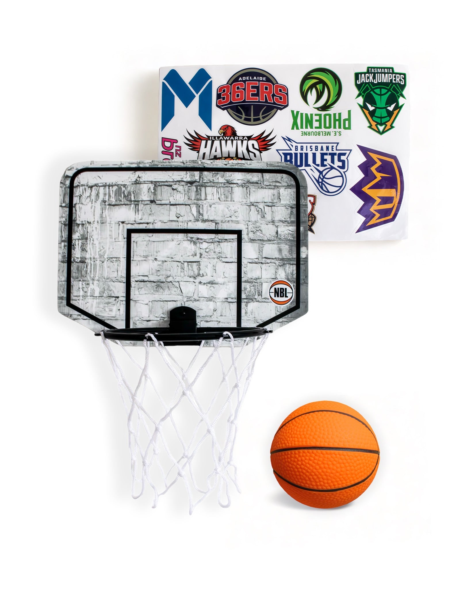 NBL 23/24 Mini Backboard with Club Stickers – NZ Breakers Shop