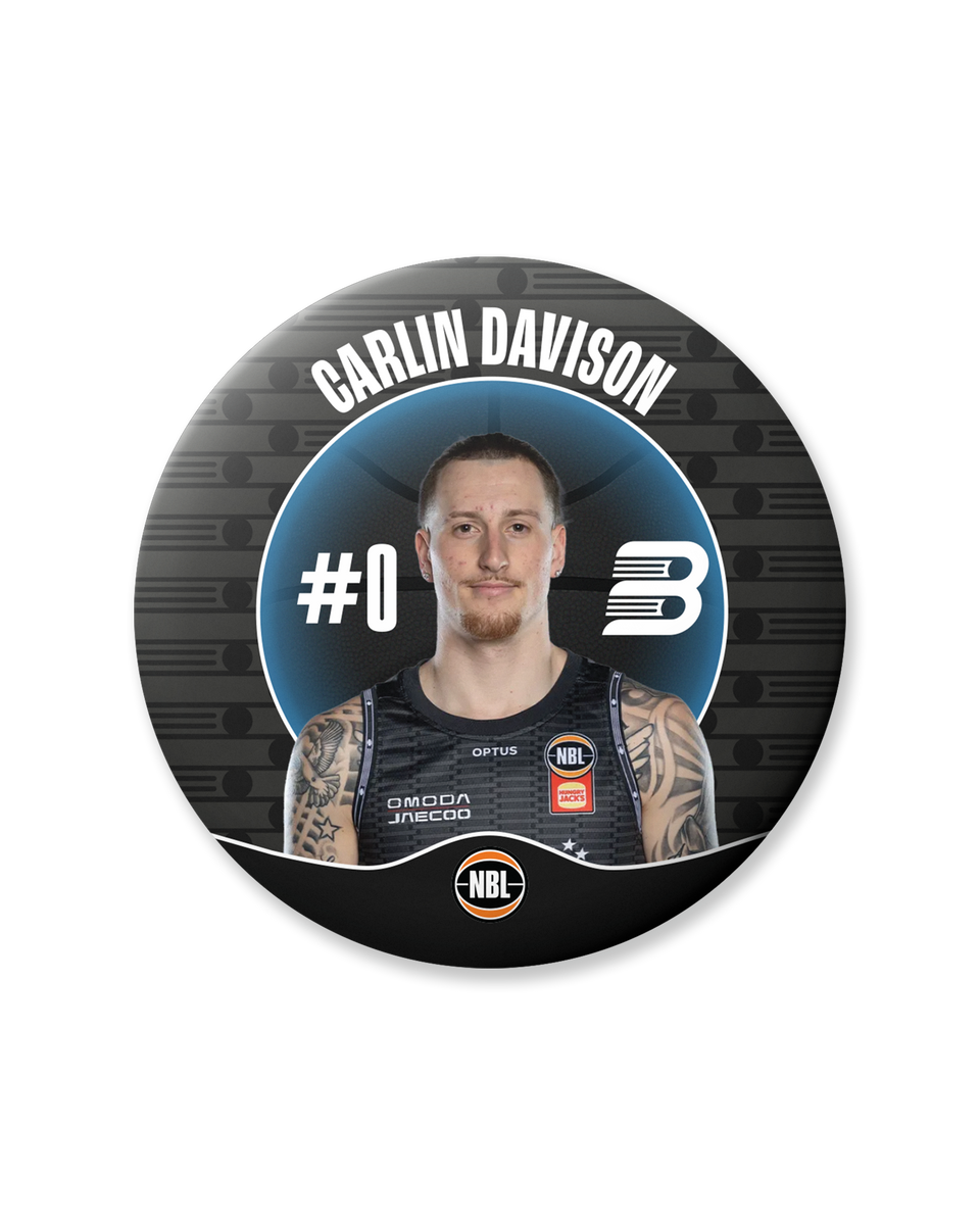 New Zealand Breakers 26/27 Official Player Badge - Carlin Davison – NZ ...