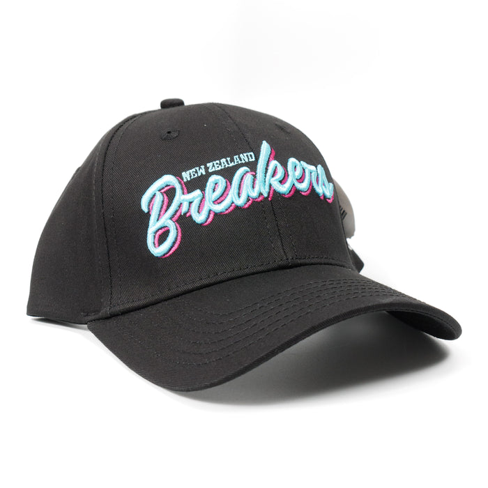 NZ Breakers NBL25 Cap - BLACKBLUE Script