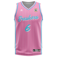 NZ Breakers NBL25 Fan Jersey - Pink - Jackson-Cartwright