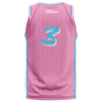 NZ Breakers NBL25 Fan Jersey - Pink - Mennenga