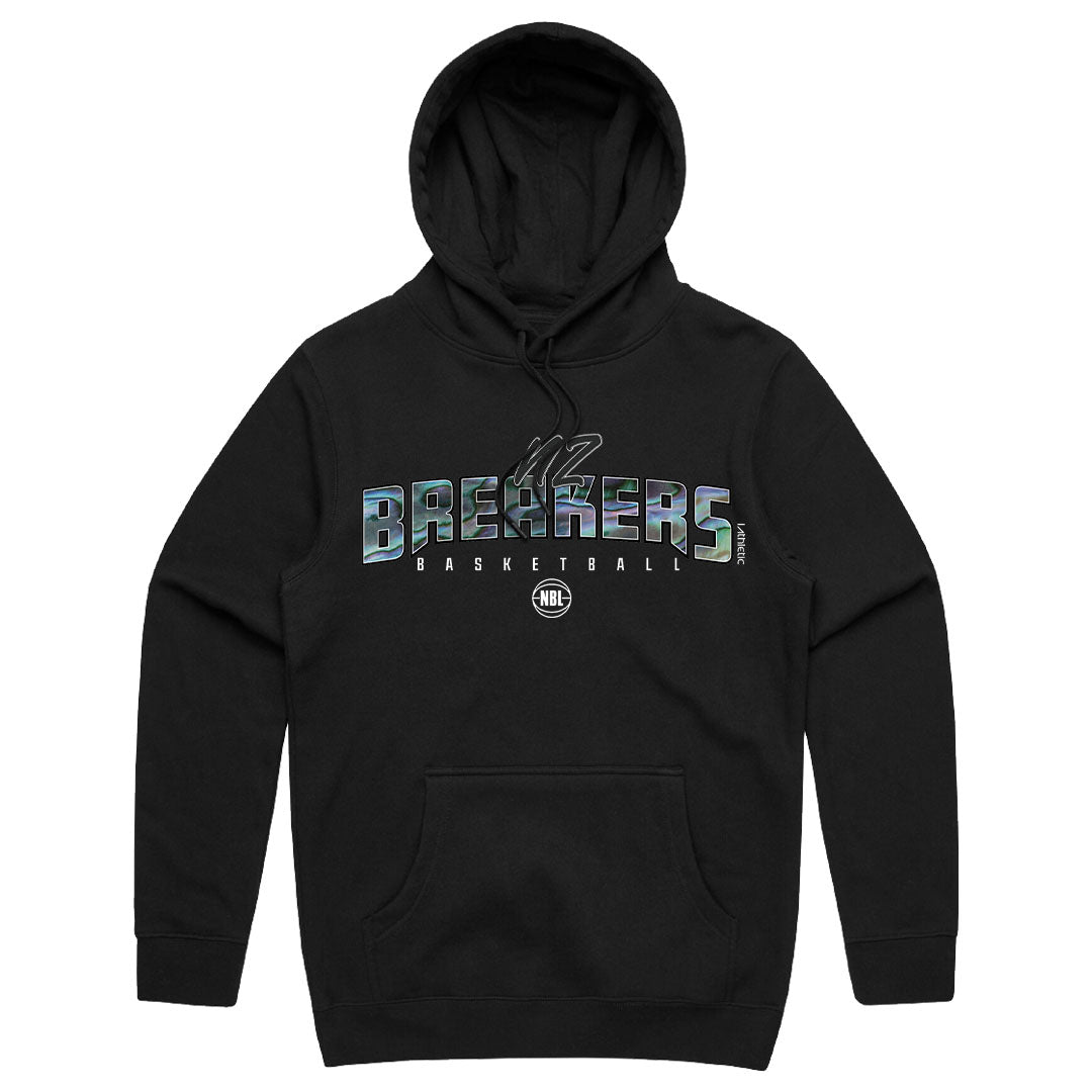 NZ Breakers NBL25 Pāua Cotton Hoodie