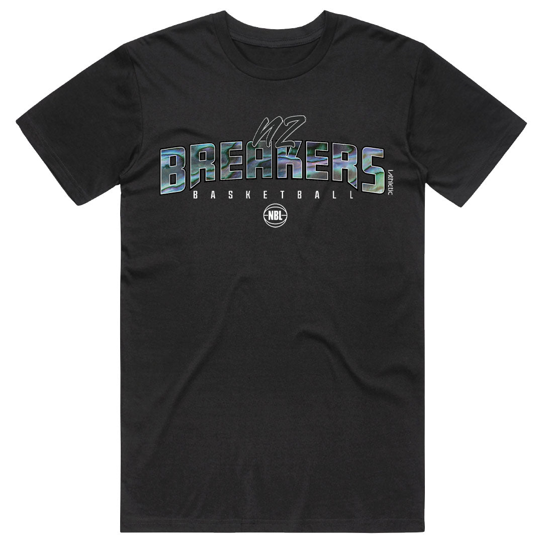 NZ Breakers NBL25 Pāua Tee